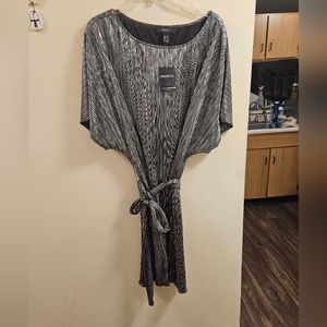 Forever 21 Black and Silver Mini Dress